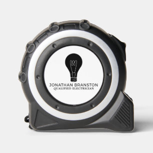 Black Lightbulb, Electrician Tape Measure
