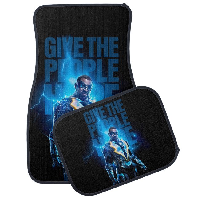 Black Lightning - Give The People Hope Car Floor Mat (Set)