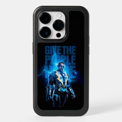 Black Lightning _ Give The People Hope OtterBox iPhone 14 Pro Case