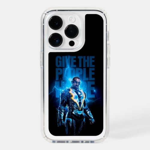 Black Lightning _ Give The People Hope Speck iPhone 14 Pro Case