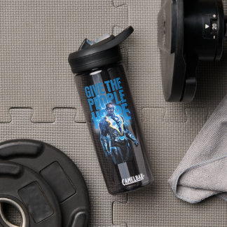 Black Lightning - Give The People Hope Water Bottle