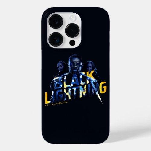 Black Lightning Heroes Graphic Case_Mate iPhone 14 Pro Case