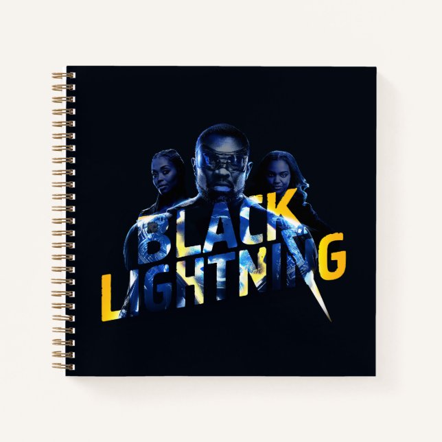 Black Lightning Heroes Graphic Notebook (Front)