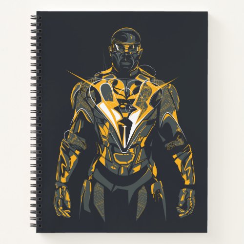 Black Lightning Illustration Notebook