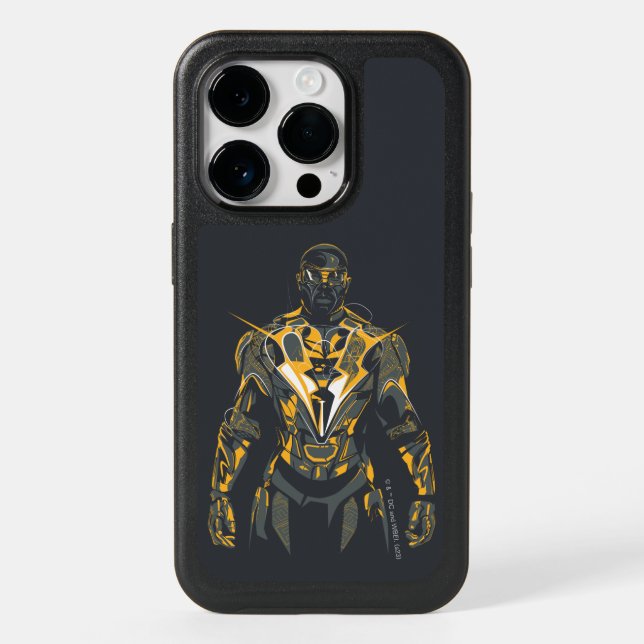Black Lightning Illustration Otterbox iPhone Case (Back)