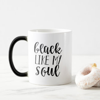 Black Like My Soul Color Morph Mug