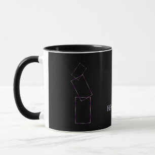 Black Lilac Corporate Personalized Mug