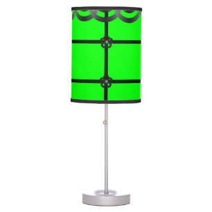 black lime green decorative lamp shade