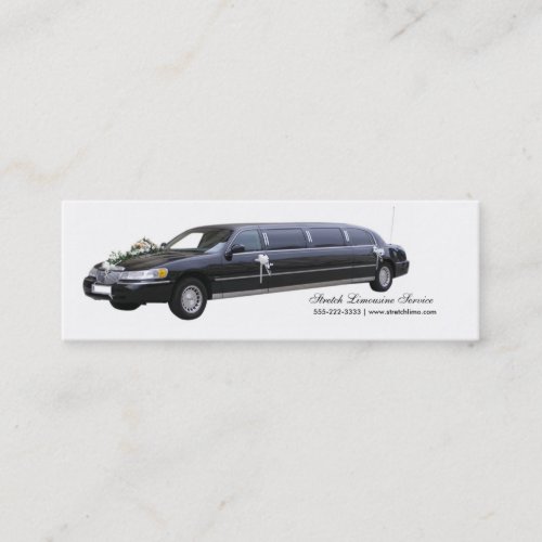 Black Limo Limousine Business Cards