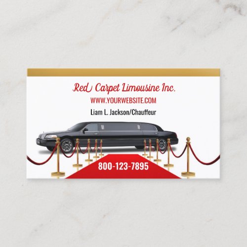 Black Limousine Business Card