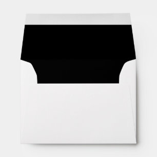 Black Lined A6 Envelope