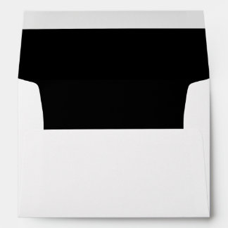 Black Lined A7 Greeting Card Envelope