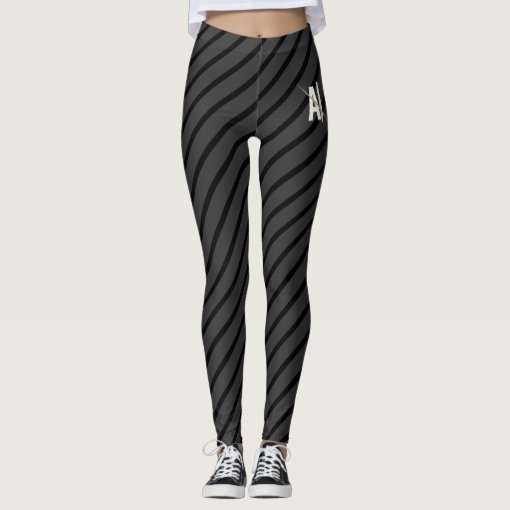 Black Printed Leggings