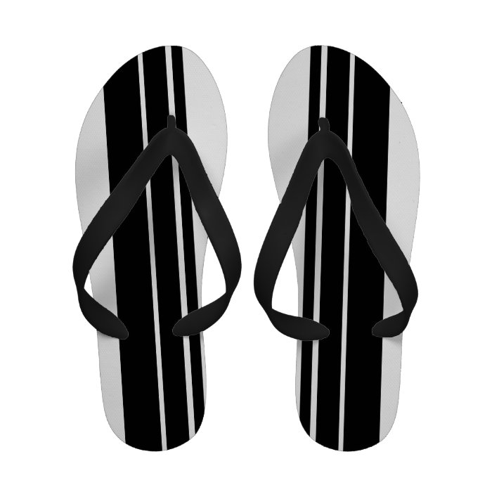 Black lines Sandals