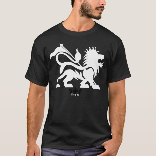 Black Lion of Judah Tee - King-Yo (Front)