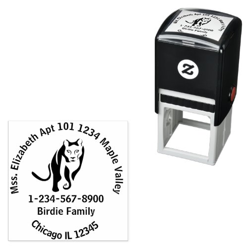 Black Lioness Queen of the Nile Self_inking Stamp