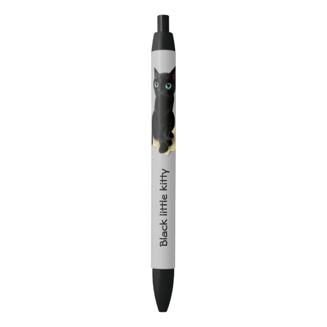 Black little kitty pen (Front Vertical)