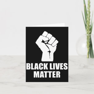 Black Lives Blm Human Rights Black History Month Card