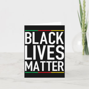 Black Lives Blm Human Rights Black History Month Card