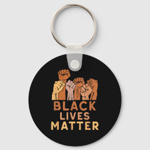 Black Lives Blm Human Rights Black History Month  Keychain