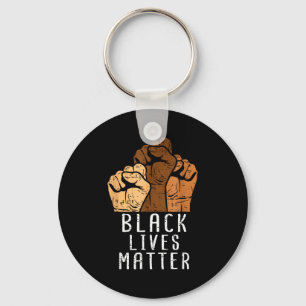 Black Lives Blm Human Rights Black History Month  Keychain
