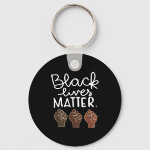 Black Lives Blm Human Rights Black History Month  Keychain