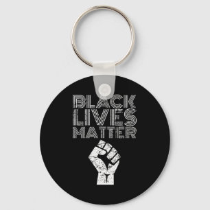 Black Lives Blm Human Rights Black History Month  Keychain