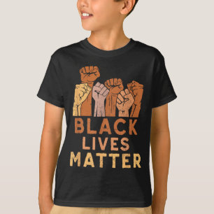 Black Lives Blm Human Rights Black History Month  T-Shirt