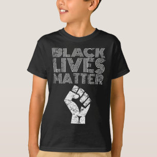 Black Lives Blm Human Rights Black History Month  T-Shirt