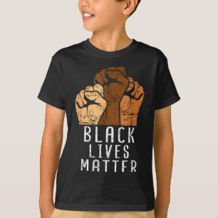 Black Lives Blm Human Rights Black History Month  T-Shirt