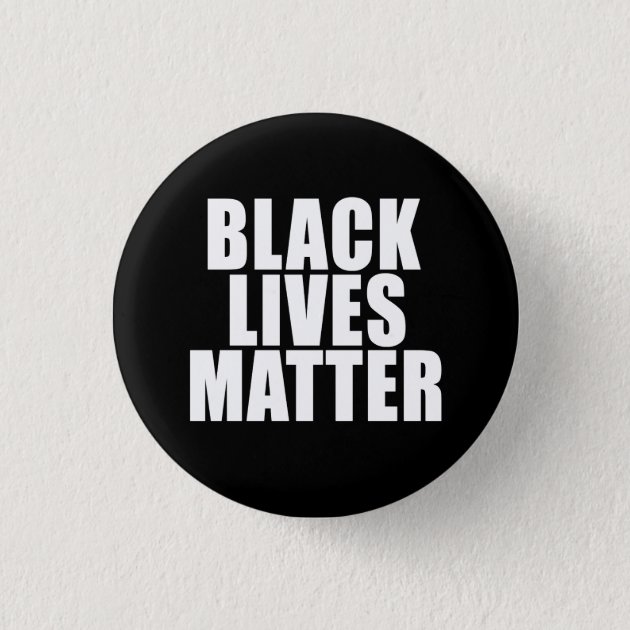 Set of 5 Black Lives Matter Pin back Buttons 1.25" 