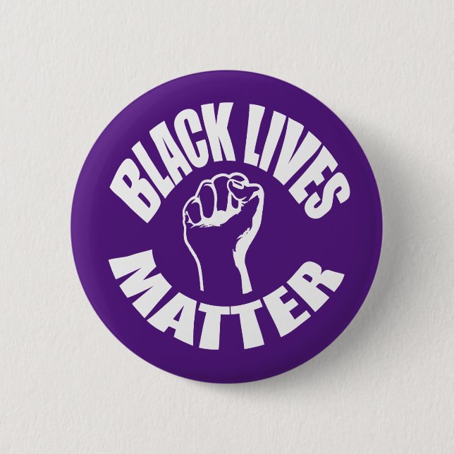 "BLACK LIVES MATTER" 2.25-inch Pinback Button (Front)