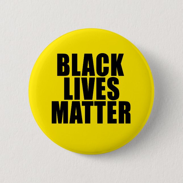 "BLACK LIVES MATTER" 2.25-inch Pinback Button (Front)