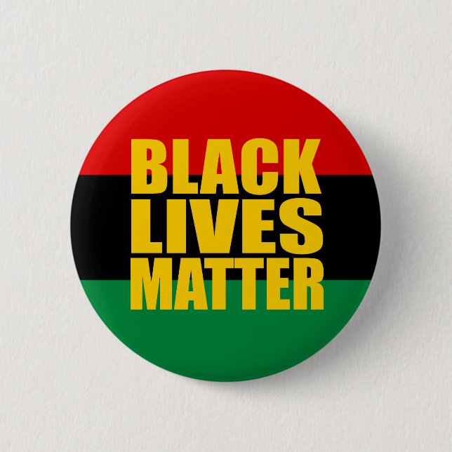 "BLACK LIVES MATTER" 2.25-inch Pinback Button (Front)