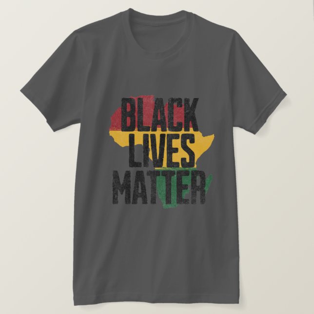 Black Lives Matter Africa  T-Shirt (Design Front)