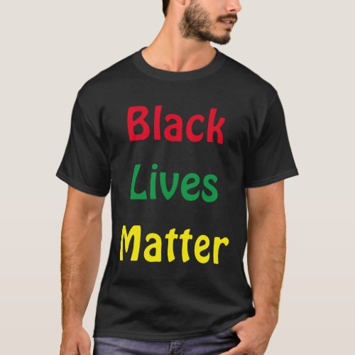 Black Lives Matter Anti_Racism T_Shirt