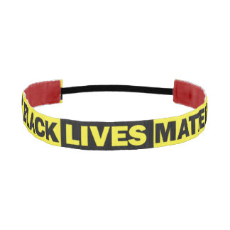 BLACK LIVES MATTER ATHLETIC HEADBAND