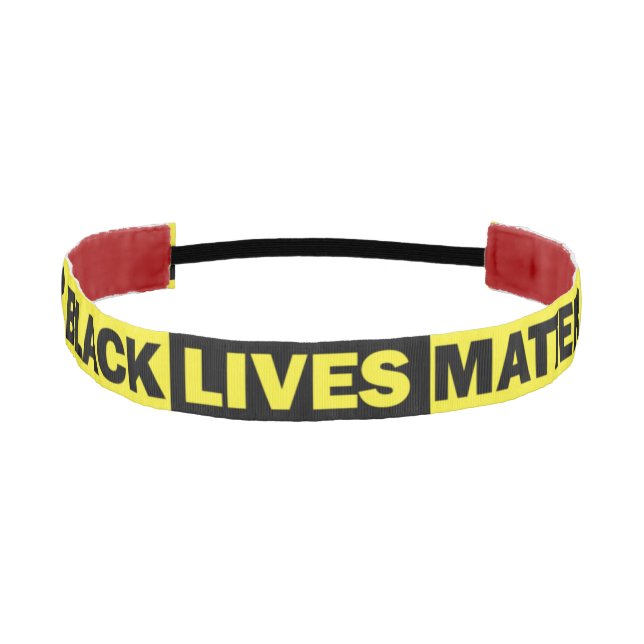 BLACK LIVES MATTER ATHLETIC HEADBAND (Front)