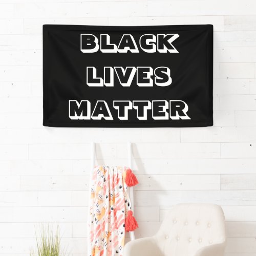 Black Lives Matter Banner