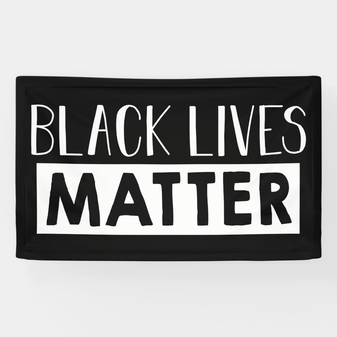 Black Lives Matter Banner Zazzle