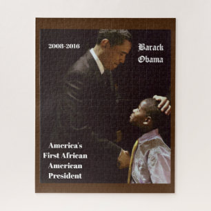 BLACK LIVES MATTER BARACK OBAMA JIGSAW PUZZLE