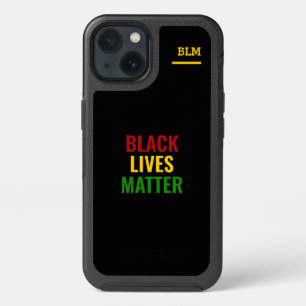 BLACK LIVES MATTER BHM Stylish Monogram iPhone 13 Case
