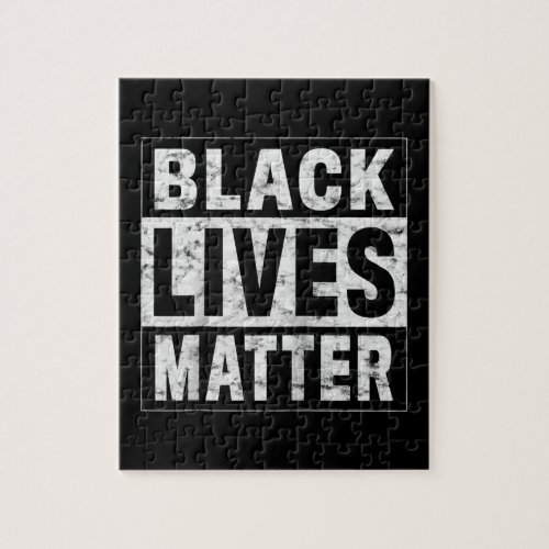 Black Lives Matter Black History Black Power Pride Jigsaw Puzzle