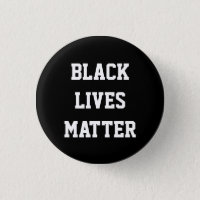 BLACK LIVES MATTER black power round button