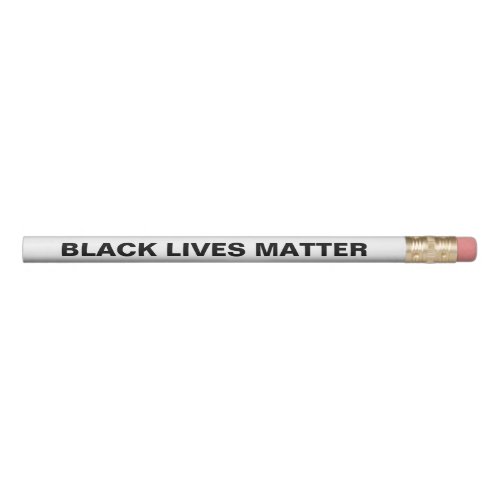 Black lives matter black white minimalist Pencil