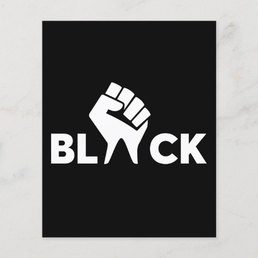 Black Lives Matter Black With Hand (Front)