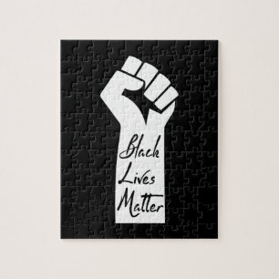 Black Lives Matter Black Woman Jigsaw Puzzle