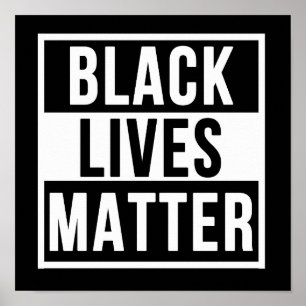 Black Lives Matter BLM African American Pride Poster