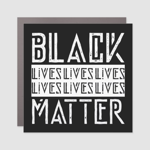 Black Lives Matter BLM Car Magnet