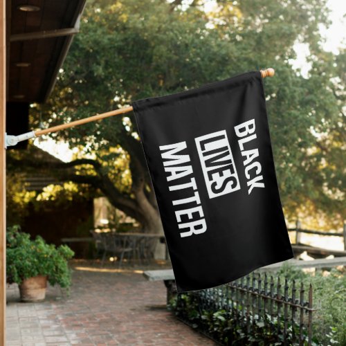 Black Lives Matter BLM House Flag